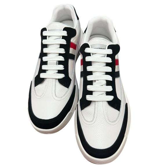 Thom Browne * White and Navy Sneakers with Red Accents - Picture 2 of 8